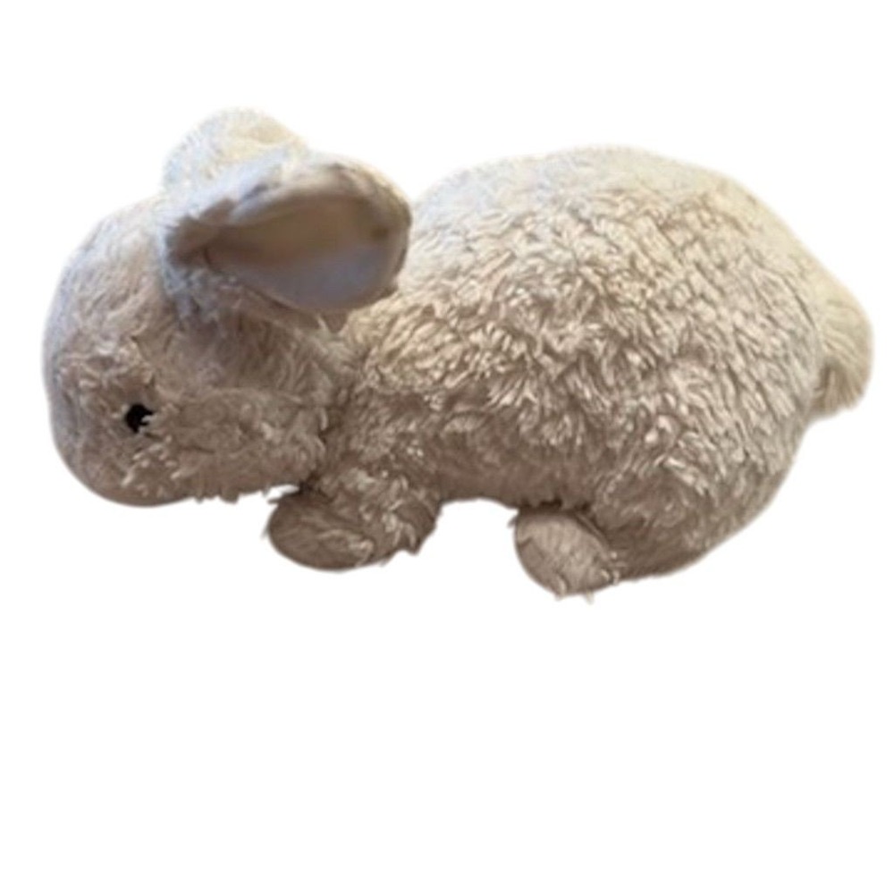 GUND Easter WHISPERS Bunny Rabbit Plush Stuffed 12", rare ALL WHITE 4061376